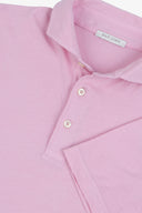 Polo in jersey rosa