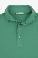 Polo in jersey verde