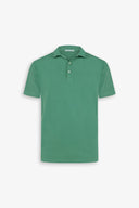 Polo in jersey verde