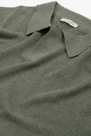 Polo in maglia armaturata verde-Dan John