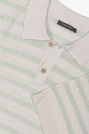 Polo in maglia con righe menta-Dan John