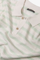 Polo in maglia con righe menta-Dan John