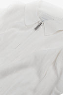 Polo in maglia half zip DNJ panna-Dan John