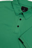 Polo tecnica con bottoni verde DNJ-Dan John
