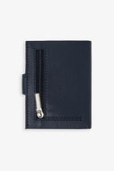 Portacarte in pelle blu-Dan John
