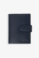 Portacarte in pelle blu-Dan John