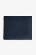Portafoglio in pelle blu-Dan John