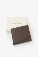Portafoglio in pelle taupe-Dan John