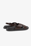 Sandalo ecosuede testa di moro
