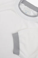 T-shirt in maglia DNJ panna-Dan John