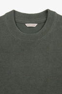 T-shirt in maglia armaturata verde-Dan John