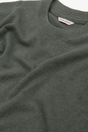 T-shirt in maglia armaturata verde-Dan John