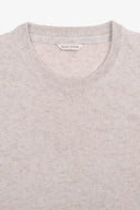 T-shirt in maglia melange sabbia-Dan John