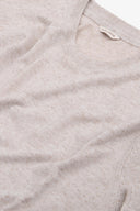 T-shirt in maglia melange sabbia-Dan John