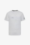 T-shirt inserto rete con logo bianca DNJ-Dan John