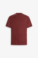 T-shirt jersey raglan mattone