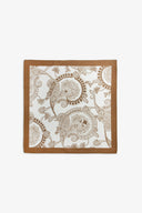 Bandana disegno astratto tabacco