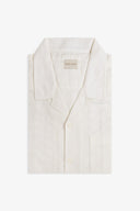 Camicia hawaiana armaturata panna