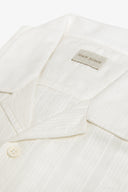 Camicia hawaiana armaturata panna