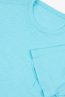 T-shirt con taschino turchese