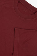 T-shirt jersey raglan mattone