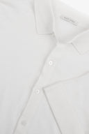 Camicia in maglia maniche corte bianca