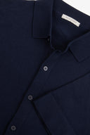 Camicia in maglia maniche corte navy