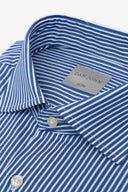 Camicia riga bastoncino blu