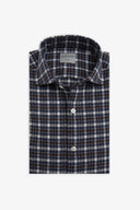 Camicia in flanella check moro