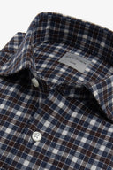 Camicia in flanella check moro