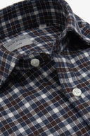 Camicia in flanella check moro