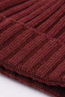 Cappello beanie a costa coccio