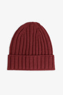 Cappello beanie a costa coccio