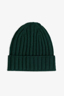Cappello beanie a costa verde