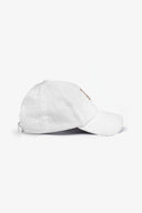 Cappello in velluto DNJ panna