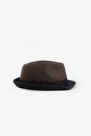 Cappello herringbone moro
