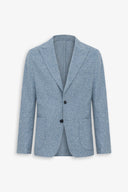 Giacca jersey diagonale celeste-Dan John