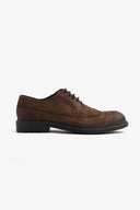Scarpa derby suede vintage moro