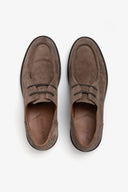 Scarpa ingegnere in suede taupe