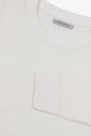 Maglia girocollo chicco di riso panna
