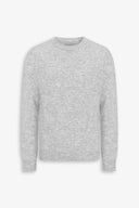 Maglia girocollo lambswool  grigio chiaro