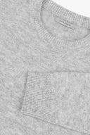 Maglia girocollo lambswool  grigio chiaro