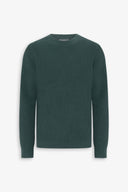 Maglia girocollo costa inglese verde