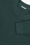 Maglia girocollo costa inglese verde