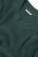 Maglia girocollo costa inglese verde
