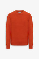 Maglia girocollo effetto termico arancio