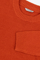 Maglia girocollo effetto termico arancio