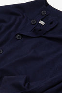 Cardigan bottoni blu