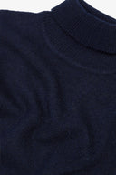 Maglia dolcevita lambswool blu