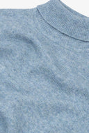Maglia dolcevita lambswool celeste